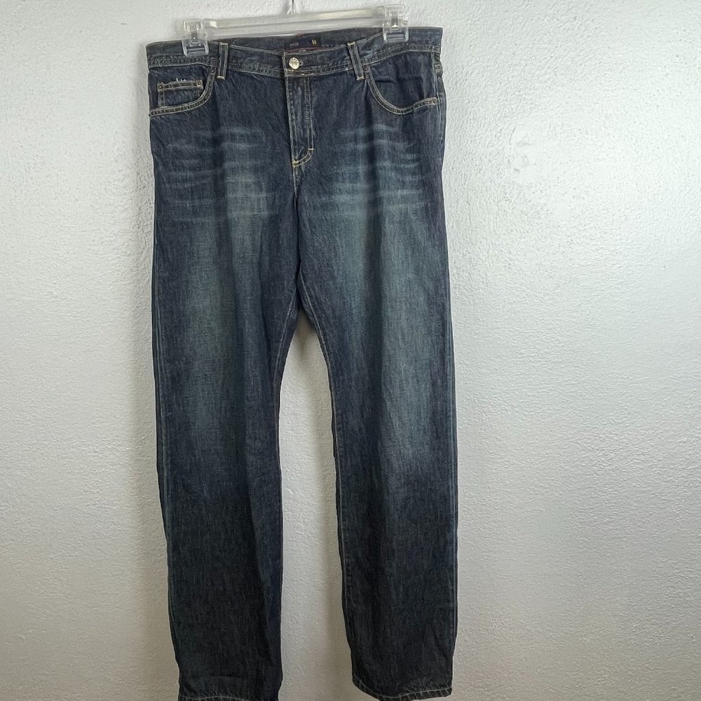 J. CREW Women's 100% Cotton Dark Wash Straight Leg Jeans